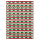 Evergreens & Snowflakes Knit Tafelkleed (Voorkant)