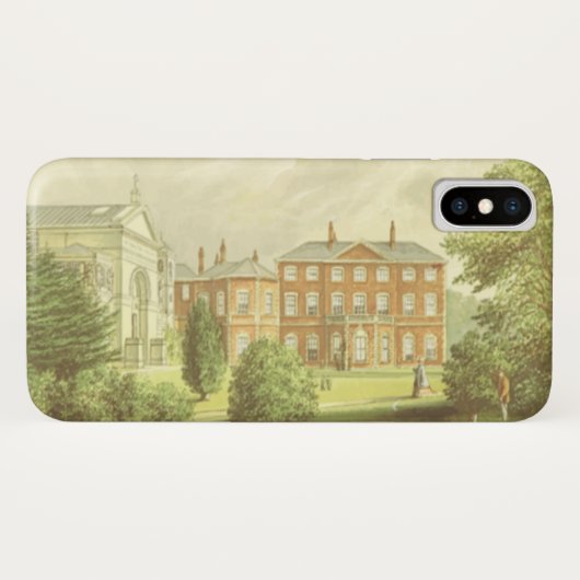 Everingham Park tekening Case-Mate iPhone Case (Achterkant (horizontaal))