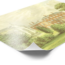 Everingham Park tekening Foto Afdruk