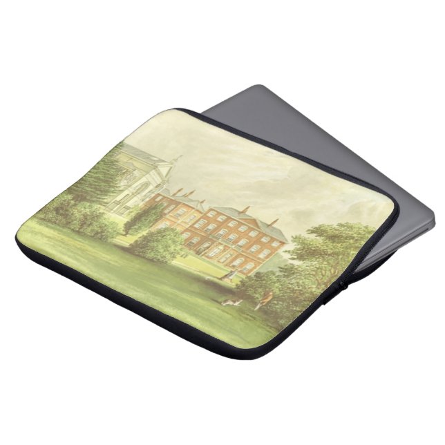 Everingham Park tekening Laptop Sleeve (Voorkant top)