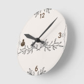 Everlasting Chapters Vintage Wall Clock Ronde Klok (Hoek)