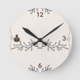 Everlasting Chapters Vintage Wall Clock Ronde Klok