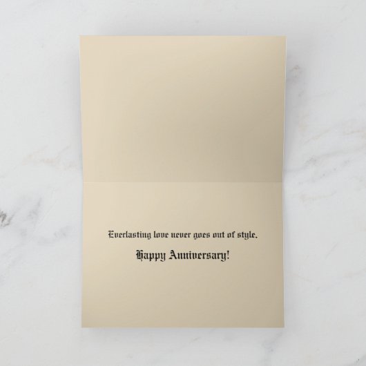Everlasting Love Jubileum Kaart (Binnen)
