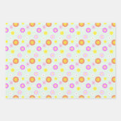 Everlastings Wrapping Paper Flat Sheet Set van 3 (Voorkant 3)
