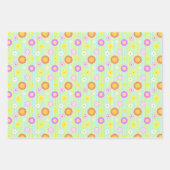 Everlastings Wrapping Paper Flat Sheet Set van 3 (Voorkant)