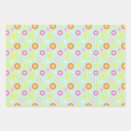 Everlastings Wrapping Paper Flat Sheet Set van 3