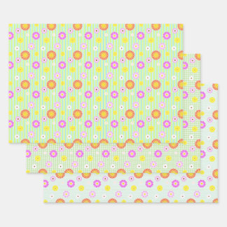 Everlastings Wrapping Paper Flat Sheet Set van 3
