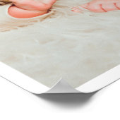 EVERLEIGH 1st Birthday Welkomstgebarentjes Baby Poster (Hoek)