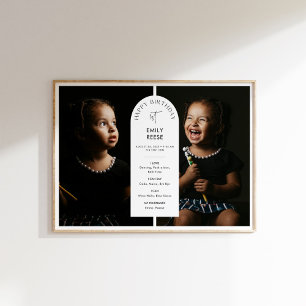EVERLEIGH 1st Birthday Welkomstgebarentjes Baby Poster