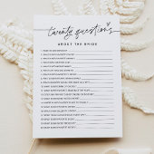 EVERLEIGH 20 vragen over het spel van de Bride Kaart