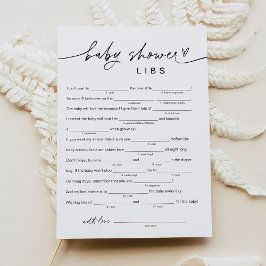 EVERLEIGH-Baby shower, vult het lege spel in Kaart