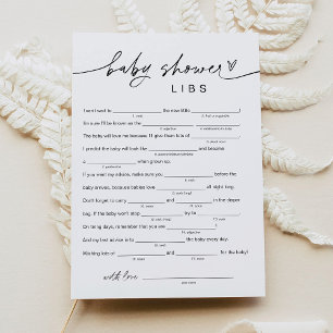 EVERLEIGH-Baby shower, vult het lege spel in Kaart