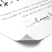 EVERLEIGH Baby Sock Hunt Baby shower Game Sign Poster (Hoek)