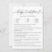 EVERLEIGH Baby tradities rond het wereldspel Kaart (Voorkant)