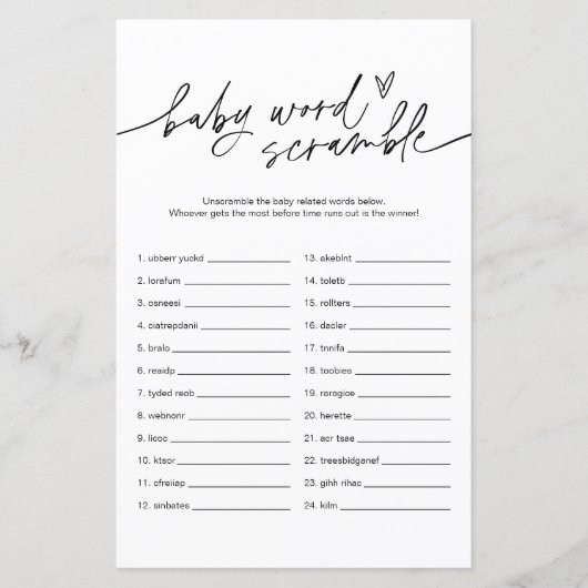 EVERLEIGH Baby Word-breekbaar spel (Voorkant)