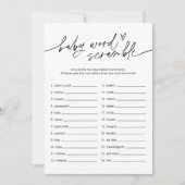 EVERLEIGH Baby Word Scramble Game Kaart (Voorkant)