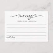 EVERLEIGH Bericht voor het Advies van de Bride en Informatiekaartje (Voorkant)