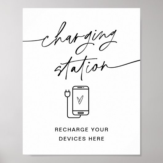 EVERLEIGH Berichten van laadstation Poster (Voorkant)