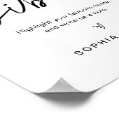 EVERLEIGH Bible Guest Book Weddenschap Poster (Hoek)