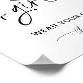 EVERLEIGH Boy or Girl Gender Game Sign Poster (Hoek)