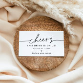 EVERLEIGH bruiloft Deze Drink is op ons ticket Kaa