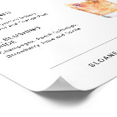 EVERLEIGH de Drinken van de Handtekening het Teken Poster (Hoek)