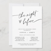 EVERLEIGH de nacht vóór het repetitieve diner uitn Kaart (Voorkant)