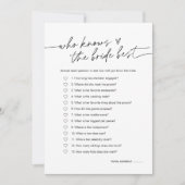 EVERLEIGH die de beste bridale game kent Kaart (Voorkant)