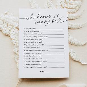 EVERLEIGH die het beste Baby shower van mama kent Kaart