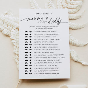 EVERLEIGH die zei dat mama papa Baby speelde Kaart