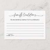 EVERLEIGH Familie Traditions Baby shower Kaart (Voorkant)