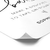 EVERLEIGH Flower Bar, maak je Bouquet-teken Poster (Hoek)