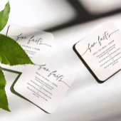 EVERLEIGH Fun Facts Over Bruid & bruidegom (set 50 Kartonnen Onderzetters