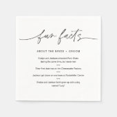 EVERLEIGH Fun Facts Over Bruid & bruidegom (set 50 Servet (Voorkant)