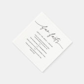 EVERLEIGH Fun Facts Over Bruid & bruidegom (set 50 Servet (Hoek)