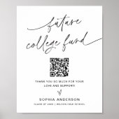 EVERLEIGH Future College Fund Venmo Sign Poster (Voorkant)