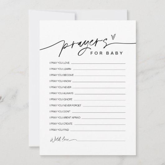 EVERLEIGH gebeden voor de Kaart van het Advies van (Voorkant)