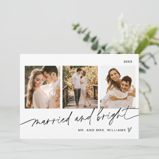 EVERLEIGH, gehuwde en heldere huwelijksfeestdag Ka Kaart (Staand voorkant)