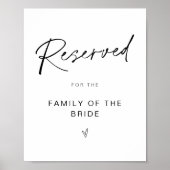 EVERLEIGH gereserveerde zitplaatsen voor familiebo Poster (Voorkant)