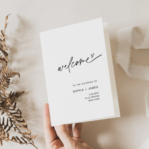 EVERLEIGH Gevouwen Huwelijksprogramma, Orde van Se Bedankkaart