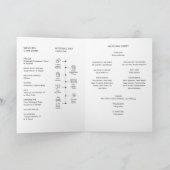 EVERLEIGH Gevouwen Huwelijksprogramma, Orde van Se Bedankkaart (Binnen)