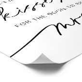 EVERLEIGH Hoeveel Kussen Bruidsfeest Spel Poster (Hoek)