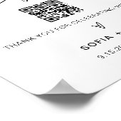 EVERLEIGH Honeymoon Fund Wedding Sign Poster (Hoek)