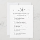 EVERLEIGH I Spy Wedding Game Kaart (Voorkant)