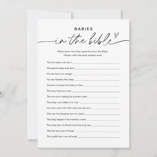 EVERLEIGH in de Kaart van het spel van het Bijbels (Voorkant)