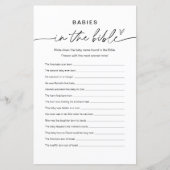 EVERLEIGH in het bijbelspel Baby shower (Voorkant)