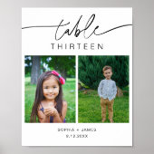 EVERLEIGH Kindertijd Foto's Tabel Nummer 8x10 Poster (Voorkant)