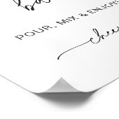 EVERLEIGH Lemonade Bar Baby / Vrijgezellenfeest te Poster (Hoek)