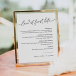 EVERLEIGH Love First Bite Dessert Sign Poster<br><div class="desc">Everleigh Collectie - een verbluffend en minimalistisch collectie met een modern lettertype voor kalligrafie dat zowel chic als stijlvol is. Dit collectie biedt een tijdloos en elegant ontwerp dat perfect is voor elke gebeurtenis, van bruiloften tot baby showers en alles daartussen. Beleef de elegantie en verfijning van het Collectie van...</div>