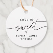 EVERLEIGH Love is Sweet Favor Label (Voorkant)